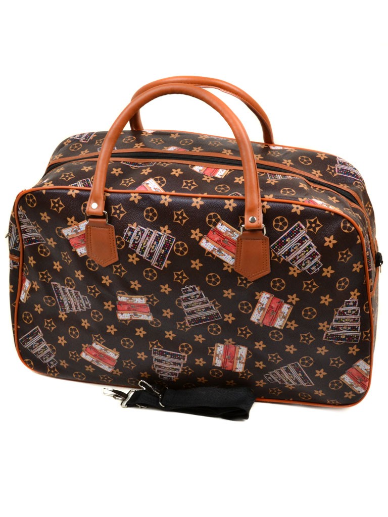 Дорожная Саквояж иск-кожа DR. BOND 6601-2 brown-2 Распродажа оптом