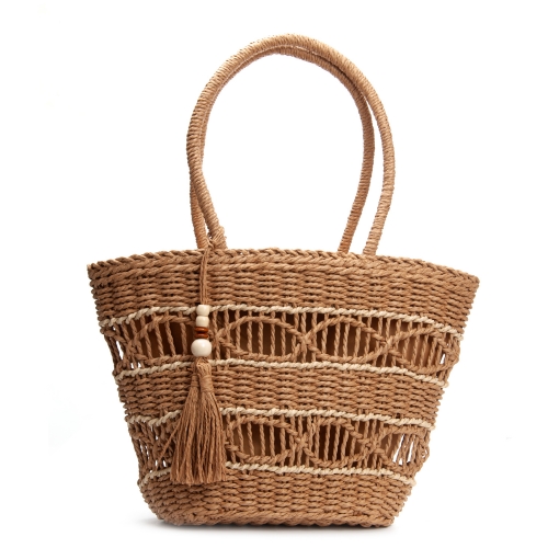 Жіноча плетена сумка PODIUM 9136 khaki