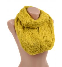 Шарф Женский Осень-Зима шерсть M0429 yellow Хомут Распродажа Шарф Женский Осень-Зима шерсть M0429 yellow Хомут Распродажа