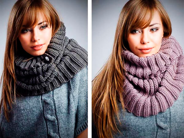 Теплый шарф снуд в интернет-магазине