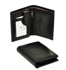 Кошелек Softina кожа Bretton MS-26 black Кошелек Softina кожа Bretton MS-26 black