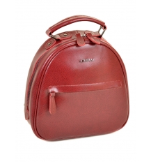 Сумка Женская Рюкзак кожа ALEX RAI 10-04 8715 bright-red Сумка Женская Рюкзак кожа ALEX RAI 10-04 8715 bright-red