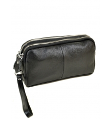 Кошелек кожа 6002-A black Кошелек кожа 6002-A black