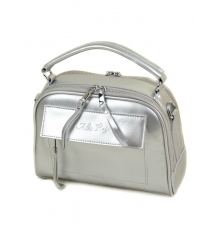 Сумка Женская Классическая кожа ALEX RAI 03-4 8539 silver-white Сумка Женская Классическая кожа ALEX RAI 03-4 8539 silver-white