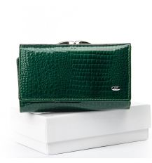 Кошелек LR кожа-лак SERGIO TORRETTI WS-10 dark-green Кошелек LR кожа-лак SERGIO TORRETTI WS-10 dark-green