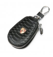 Кошелек Ключница Авто кожа F625 Porsche black Кошелек Ключница Авто кожа F625 Porsche black