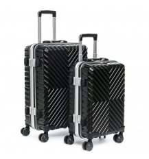 Дорожная Чемодан 2/1 ABS-пластик 07 black замок Дорожная Чемодан 2/1 ABS-пластик 07 black замок