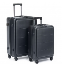 Дорожная Чемодан 2/1 ABS-пластик 105 black змейка Дорожная Чемодан 2/1 ABS-пластик 105 black змейка