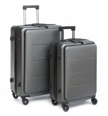 Дорожная Чемодан 2/1 ABS-пластик 105 dark-grey змейка Дорожная Чемодан 2/1 ABS-пластик 105 dark-grey змейка