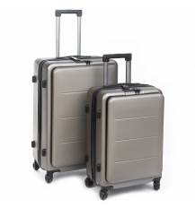 Дорожная Чемодан 2/1 ABS-пластик 105 grey змейка Дорожная Чемодан 2/1 ABS-пластик 105 grey змейка