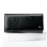 Лаковый женский черный кошелек SERGIO TORRETTI W501 black - фото 1