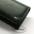 Женский кожаный кошелек зеленый DR. BOND W1-V dark-green - фото 2