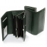 Женский кожаный кошелек зеленый DR. BOND W1-V dark-green - фото 3