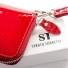 Лаковый красный женский кошелек SERGIO TORRETTI W38 red - фото 2