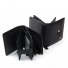 Кожаный женский черный кошелек DR. BOND WN-2 black - фото 3