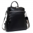Черная женская сумка-рюкзак из мягкой кожи ALEX RAI 8781-9 black - фото 1