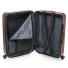 Комплект 3 в 1 бордовый дорожный пластиковый чемодан 804 red - фото 4
