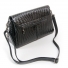 Класична чорна жіноча сумка на три відділення з ручкою ALEX RAI J009-1 black - фото 3