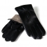 Перчатка Мужская кожа Paidi 230-4 black шерсть - фото 1