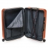 Дорожный оранжевый пластиковый чемодан комплект 3 в 1 804 orange - фото 4
